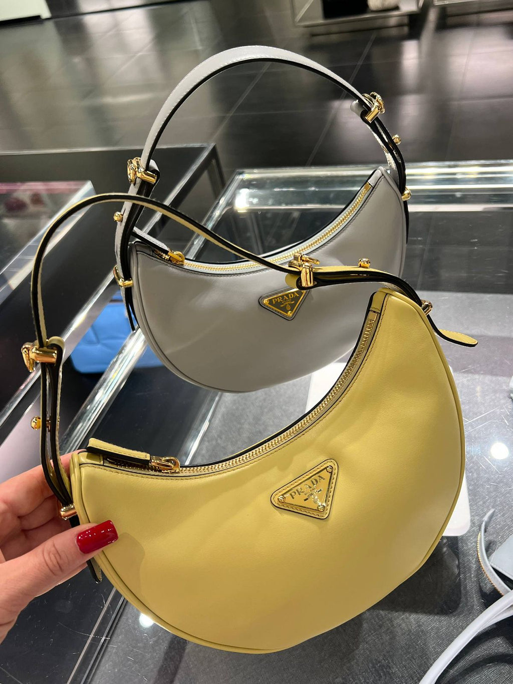 Prada Moon padded nappa leather bag