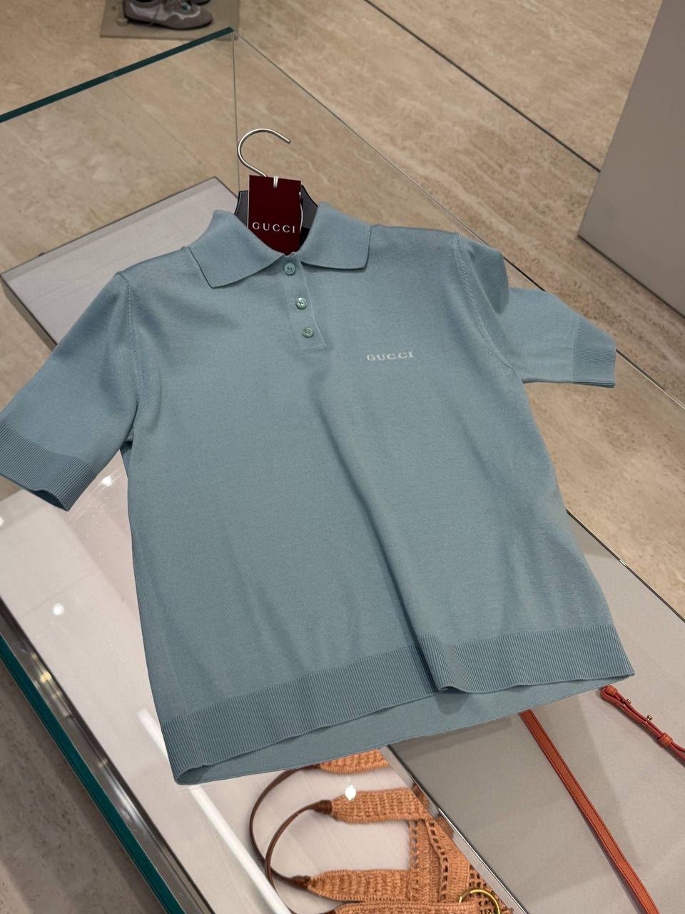 Cotton Polo Shirt with Embroidery
