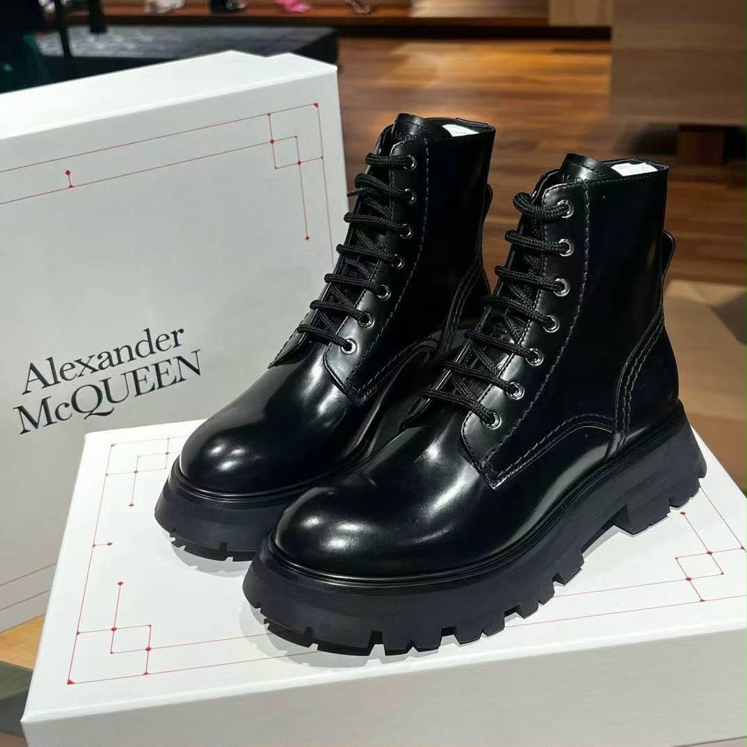 Tread Slick Lace-Up Boots
