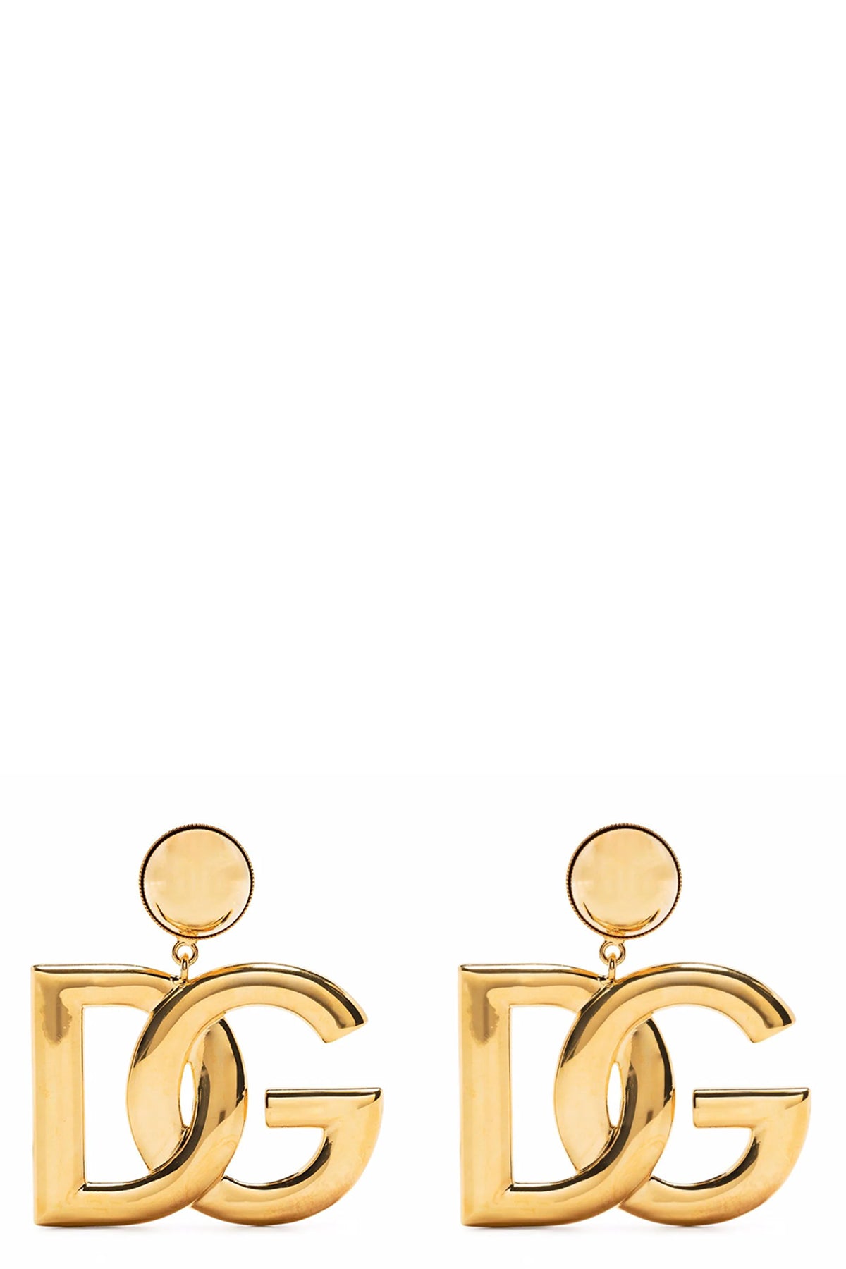 Crystal logo earrings