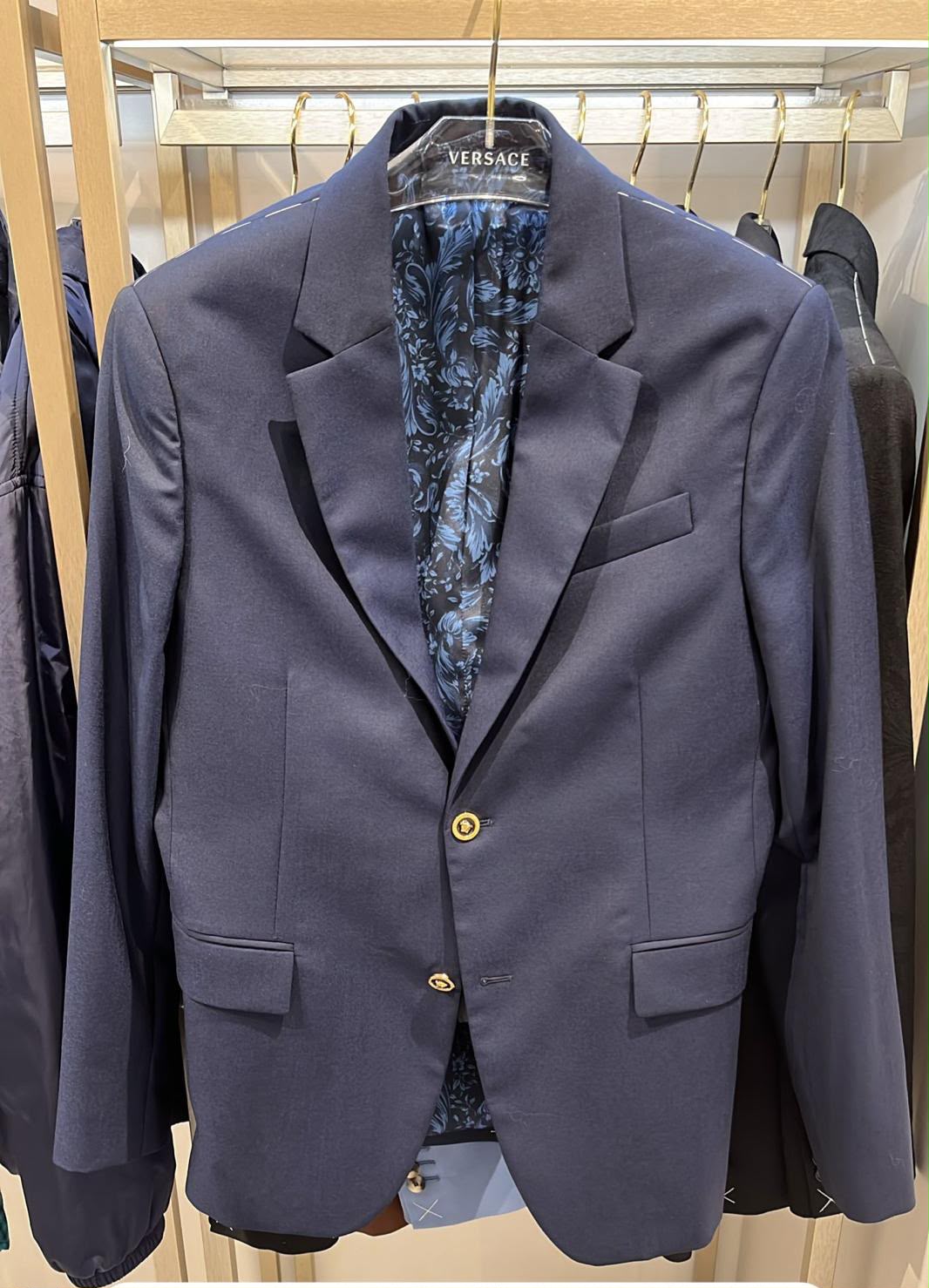 Medusa Button Blazer