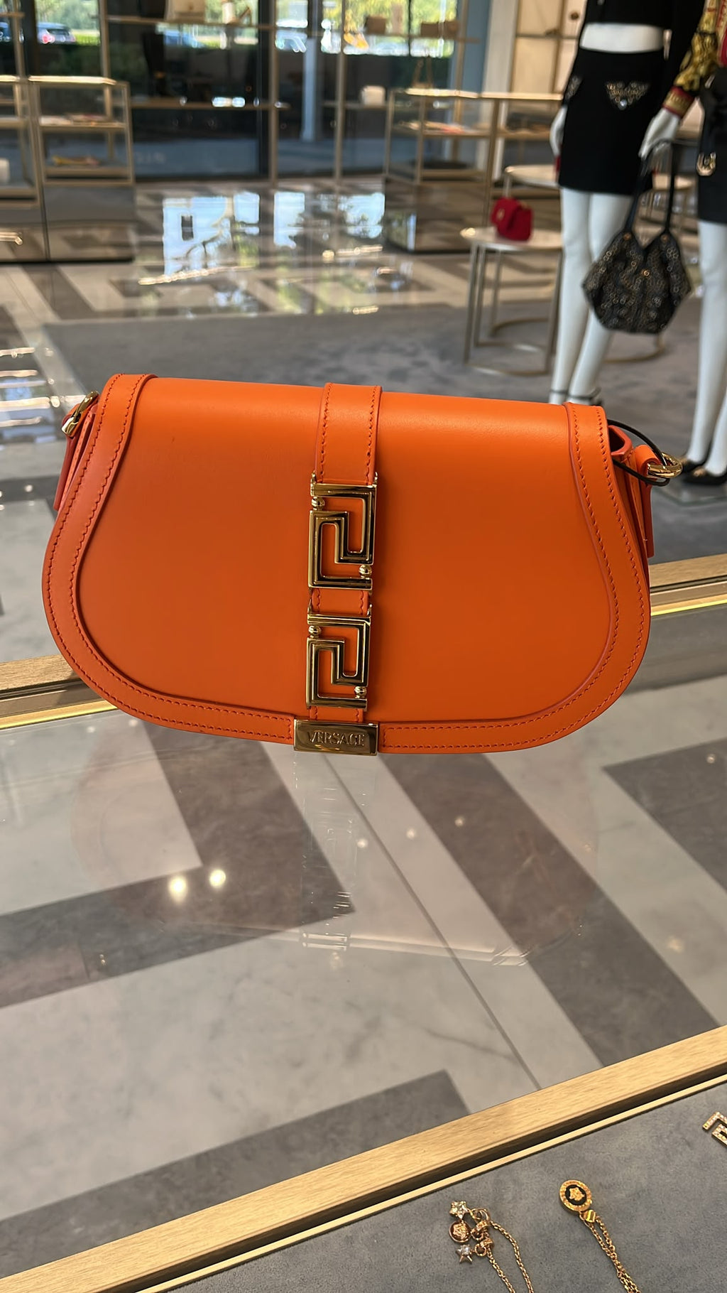 Greca Goddess Small Shoulder Bag