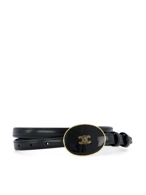 Oval Belt in Smooth Calfskin