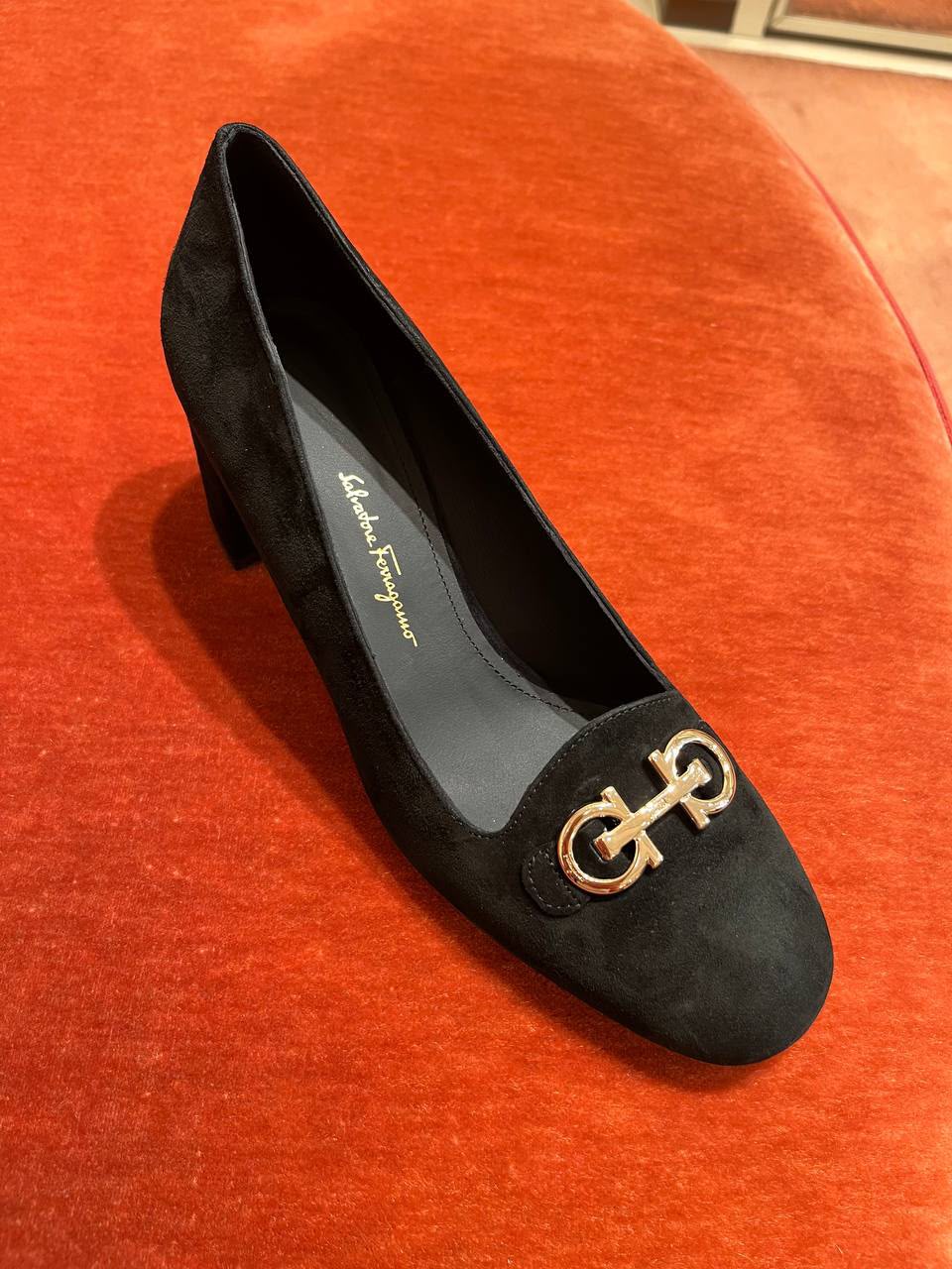 Gancini Suede Pump