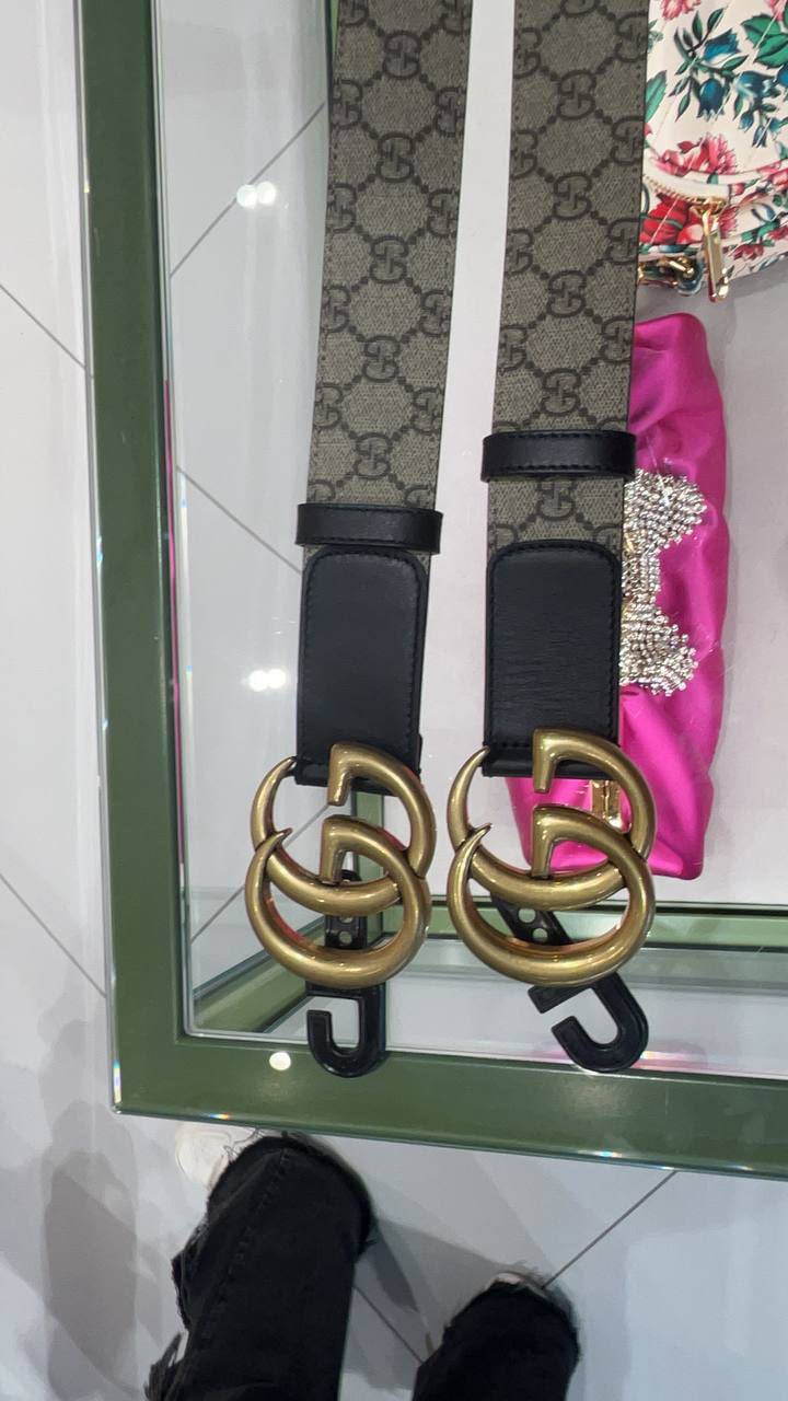 GG Marmont belt with Double G buckle