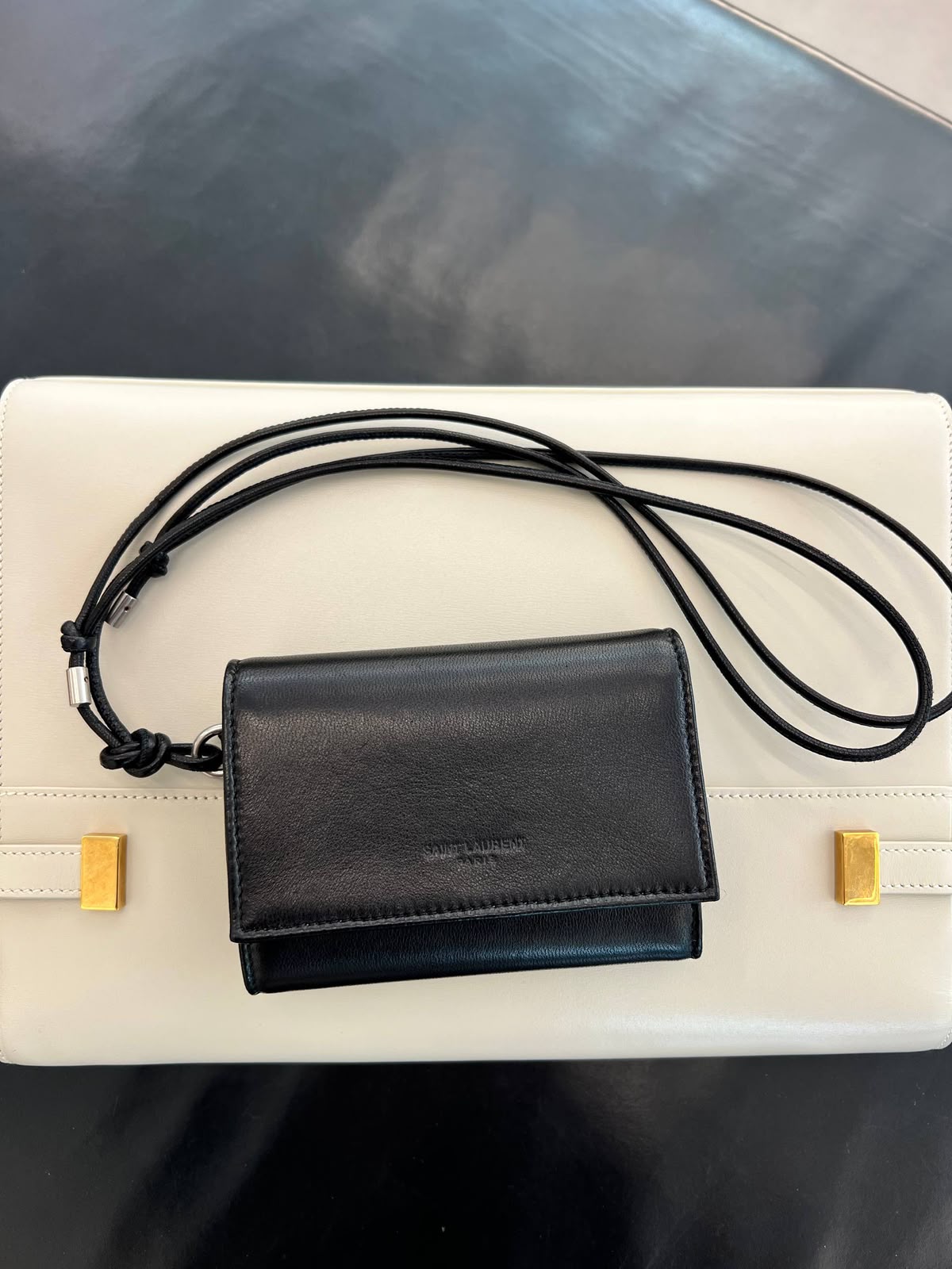 Fragments Zip Card Case with Strap