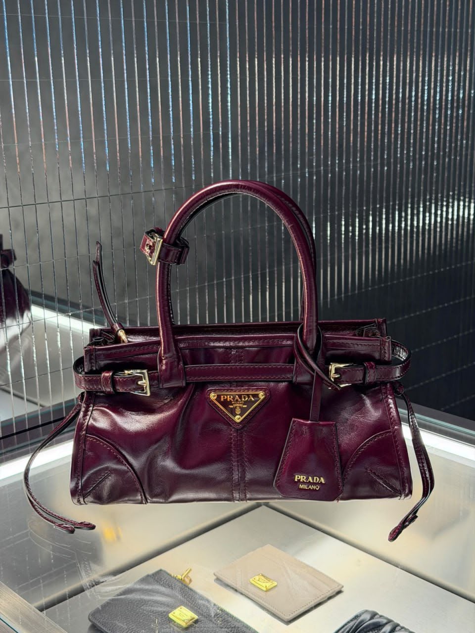 Buckle Small Leather Handbag