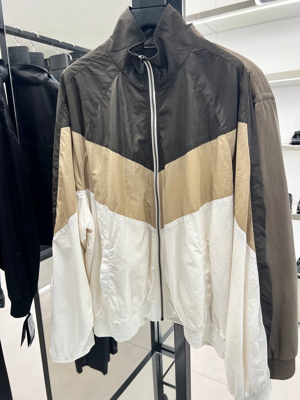 Color-blocked Nylon Track Jacket