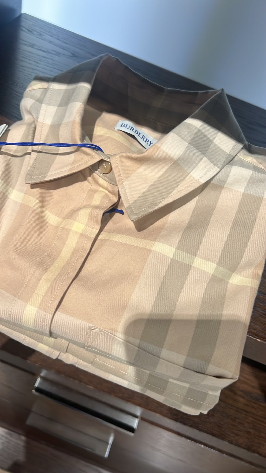 Vintage Check Cotton Shirt