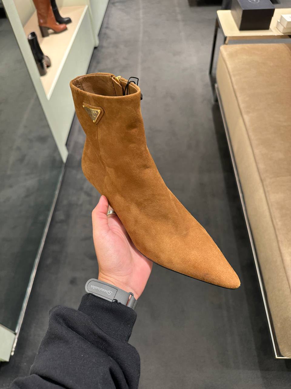 Suede Ankle Boot