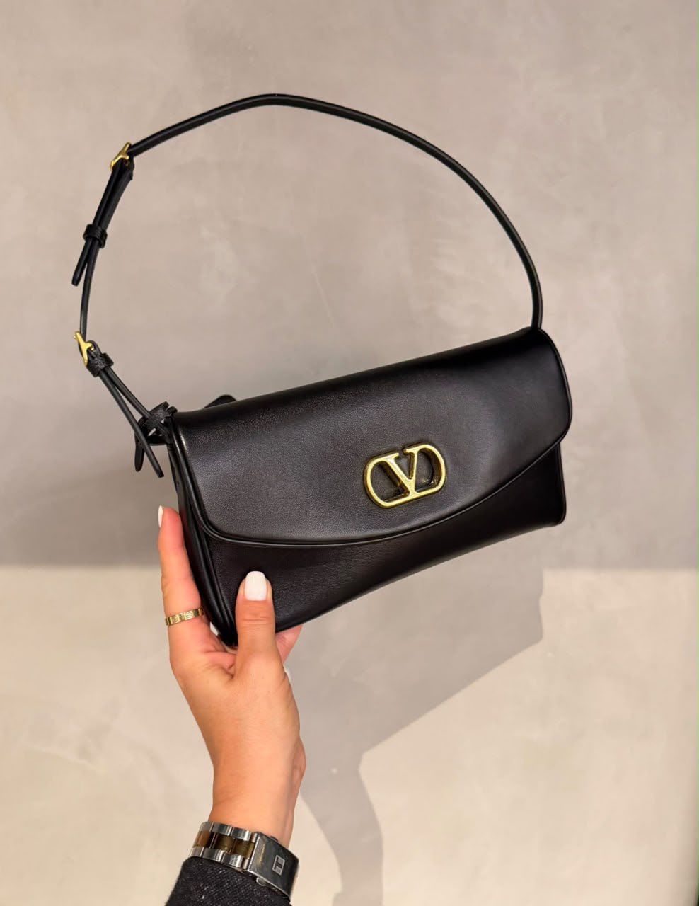 VLogo Signature Small Shoulder Bag
