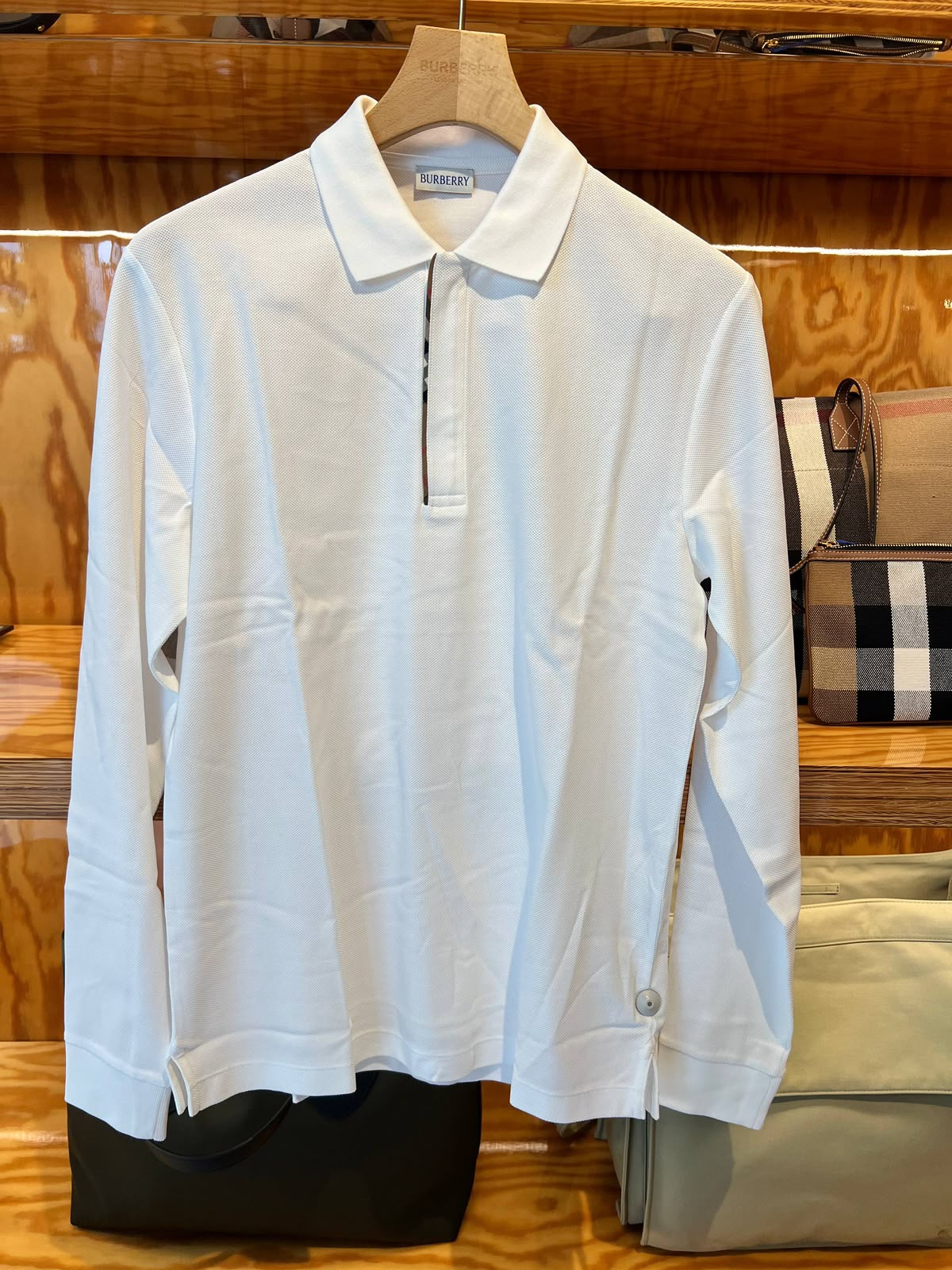 Long-sleeve Piqué Polo Shirt