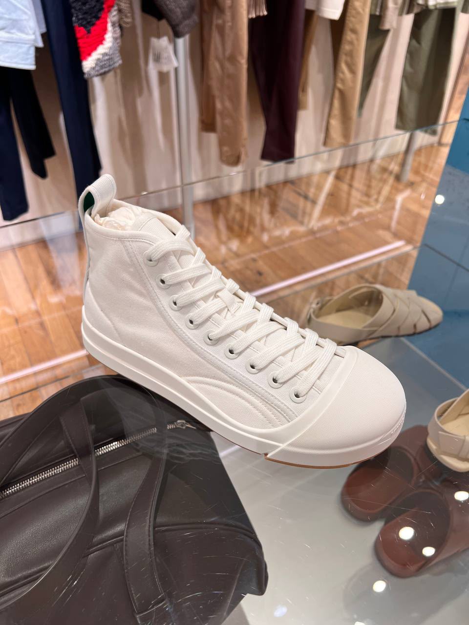 Canvas High-Top Sneakers