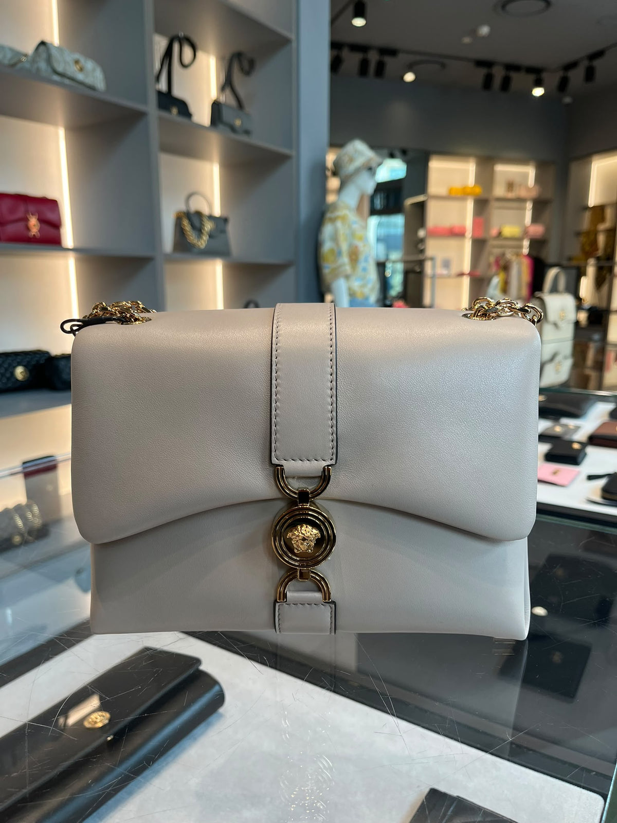 Greca Goddess Medium Shoulder Bag
