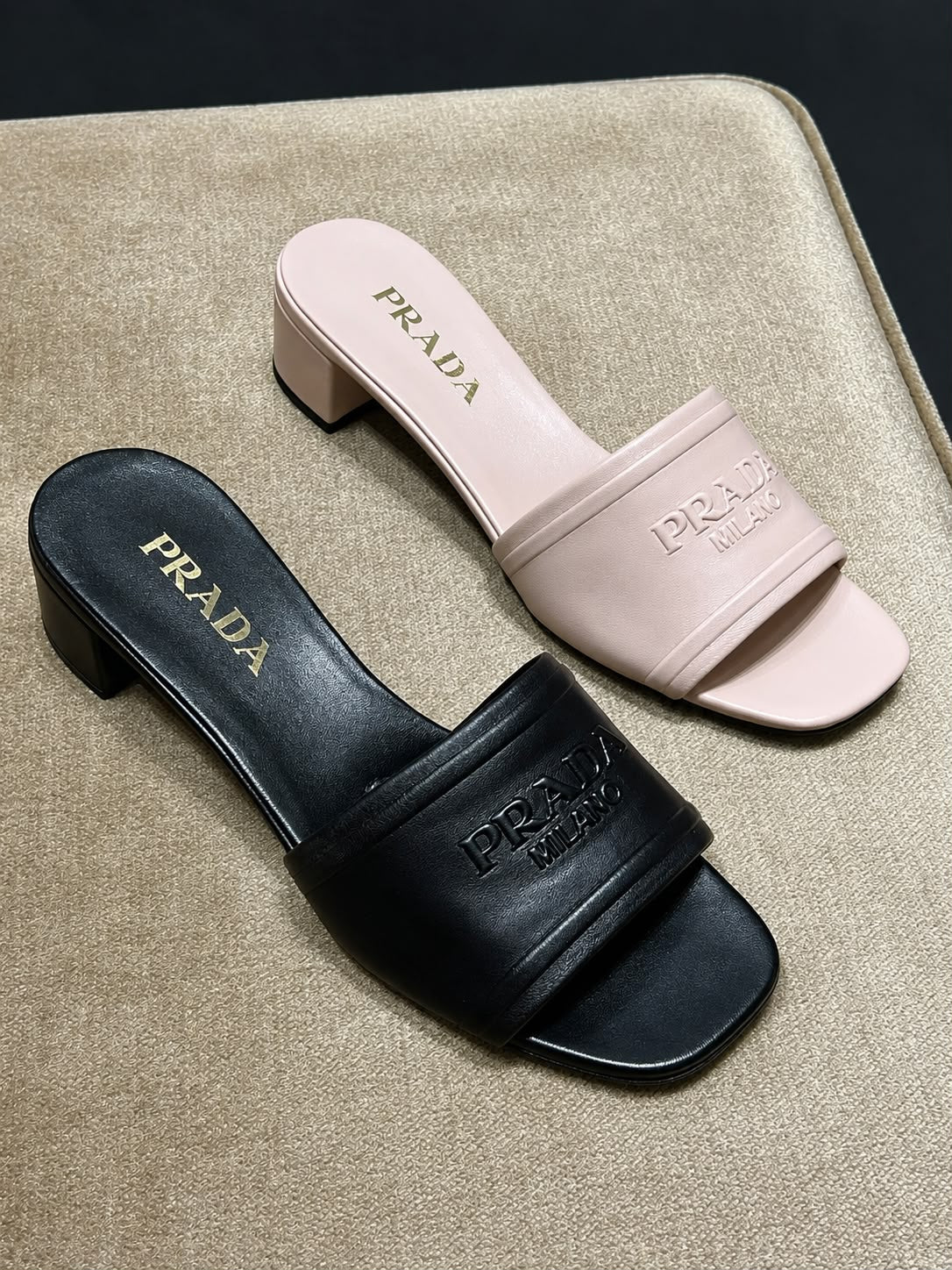 Leather Slides