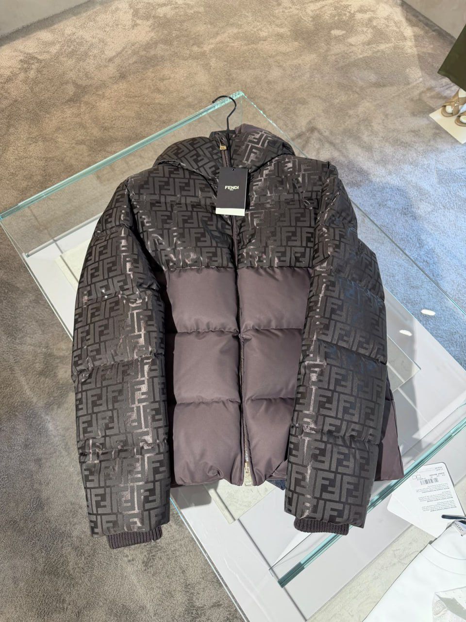FF Logo Puffer Jacket