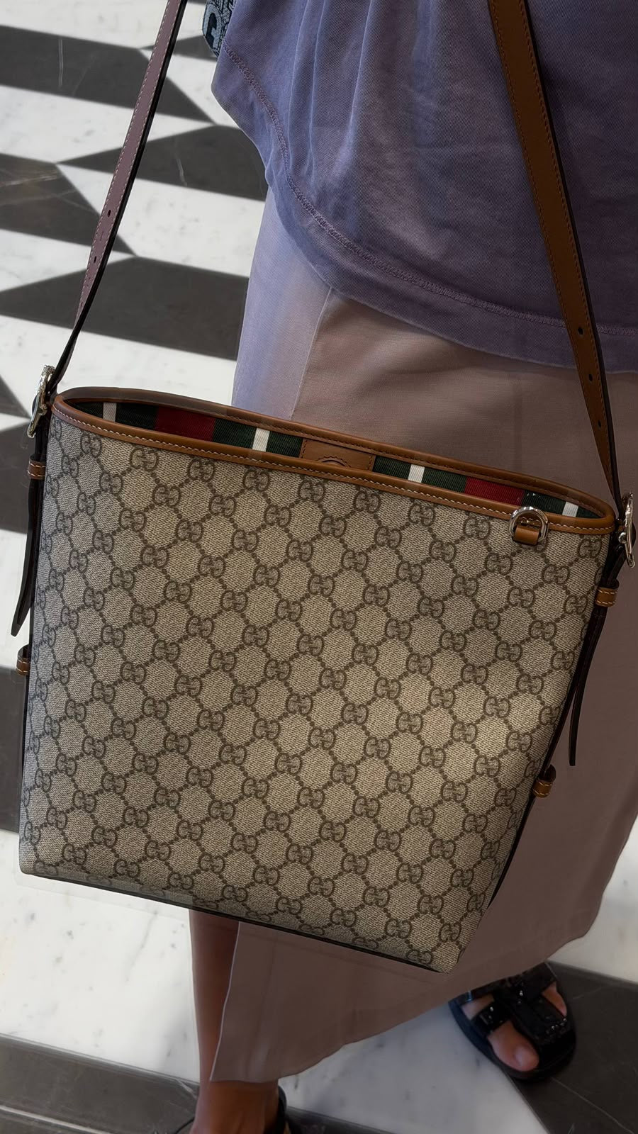 Ophidia GG small bucket bag