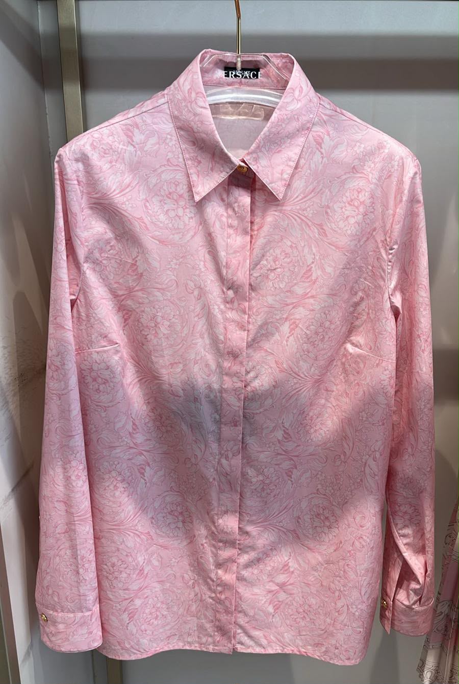 Barocco Print Long-Sleeve Shirt