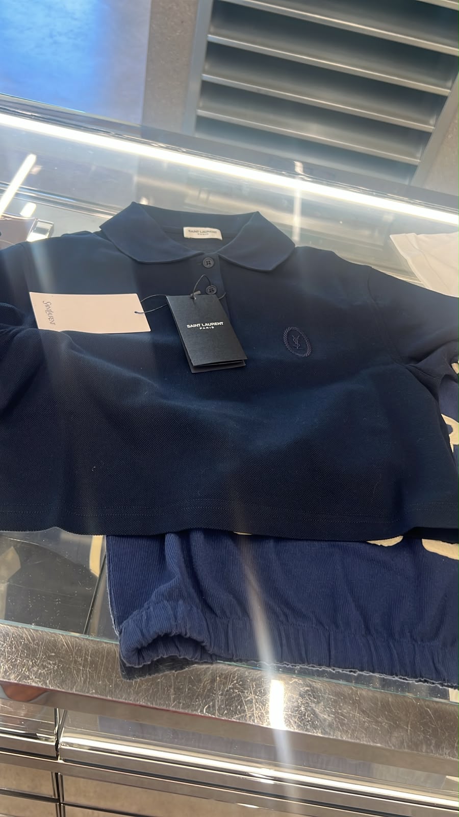 Embroidered Polo Shirt in Piqué