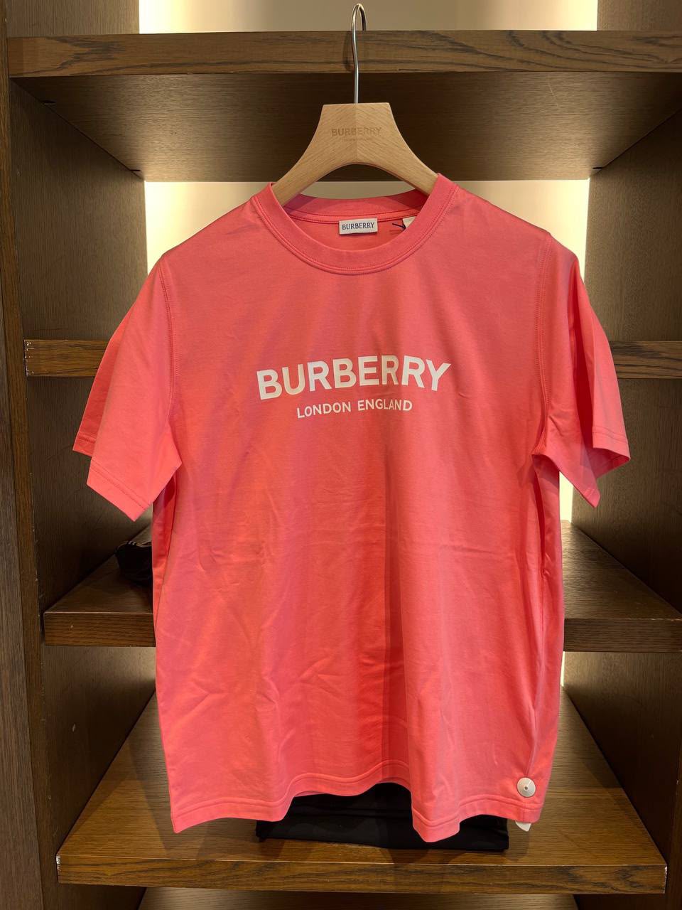 Vintage Check Cuff Cotton T-shirt