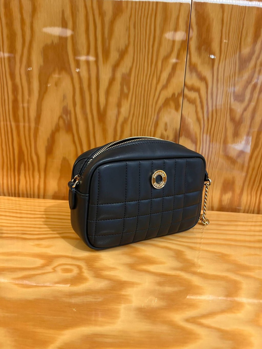 Quilted Leather Camera Bag
