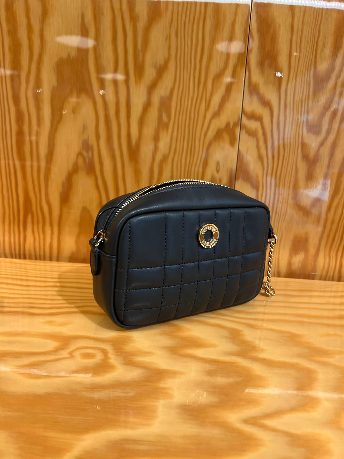 Quilted Leather Camera Bag