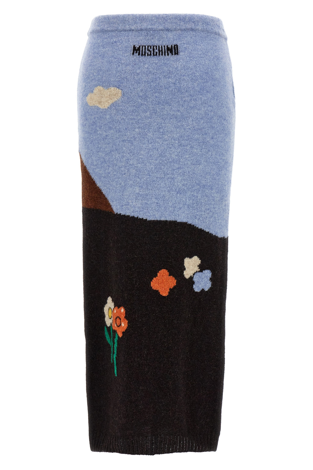 MOSCHINO Shetland knit skirt For Women 100% virgin wool