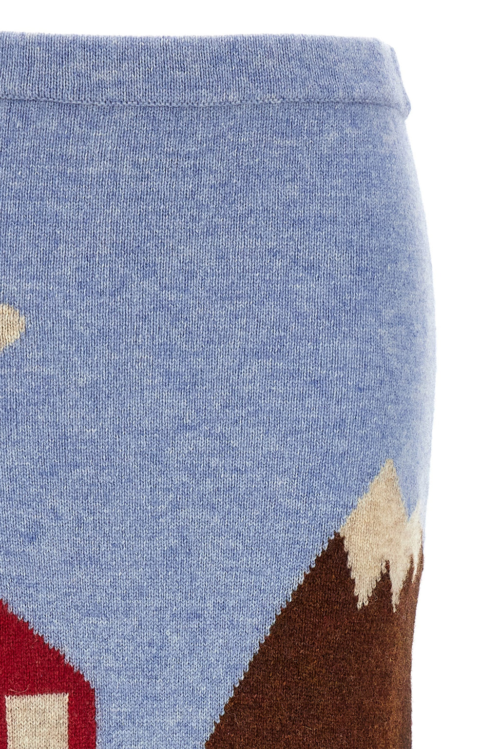 MOSCHINO Shetland knit skirt For Women 100% virgin wool