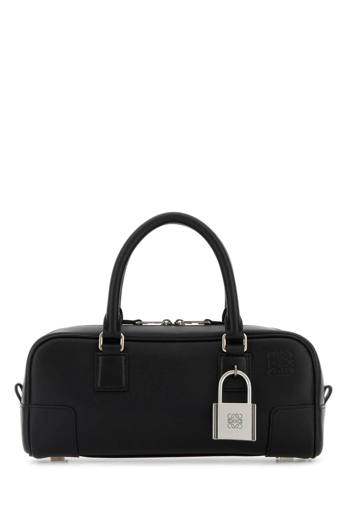 LOEWE AMAZONA 23 CROPPED For Women Exterior: 100% Calf Lining: 100% Leather Finishing: Silver metal