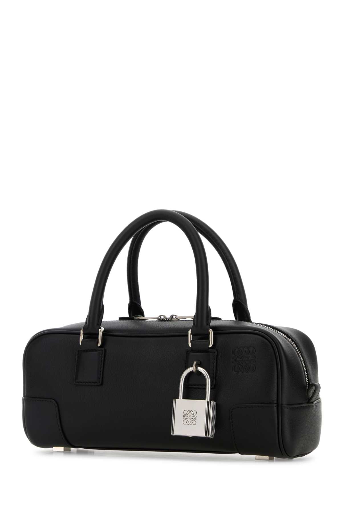 LOEWE AMAZONA 23 CROPPED For Women Exterior: 100% Calf Lining: 100% Leather Finishing: Silver metal