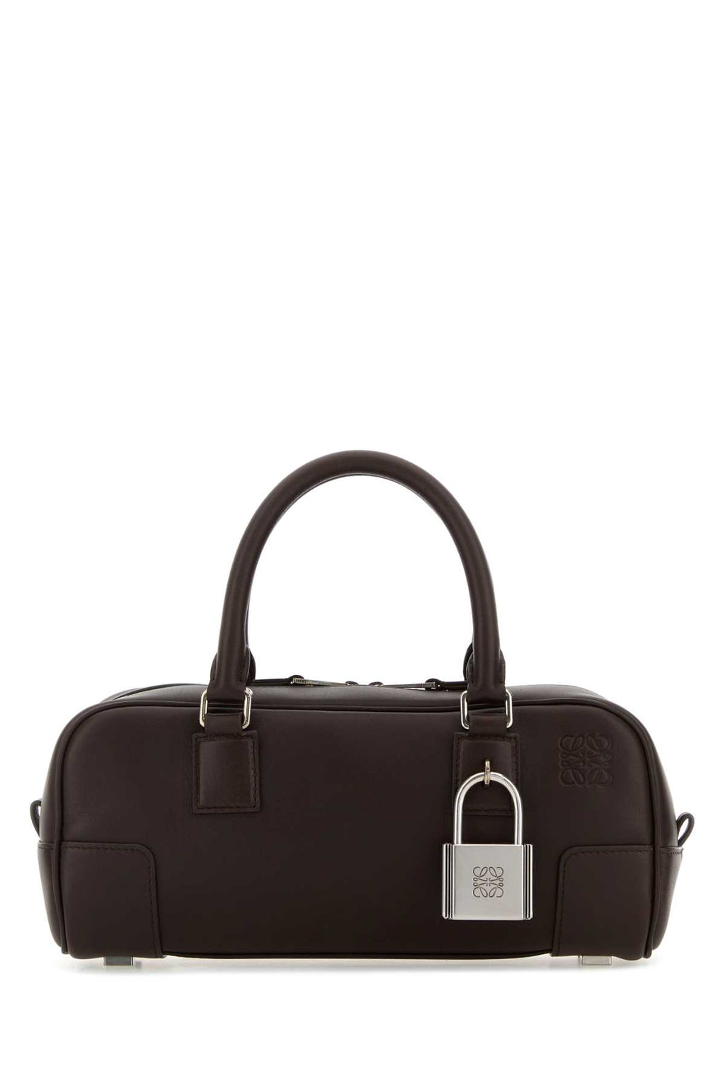 LOEWE AMAZONA 23 CROPPED BAG For Women Exterior: 100% Calf Lining: 100% Leather Finishing: Silver metal