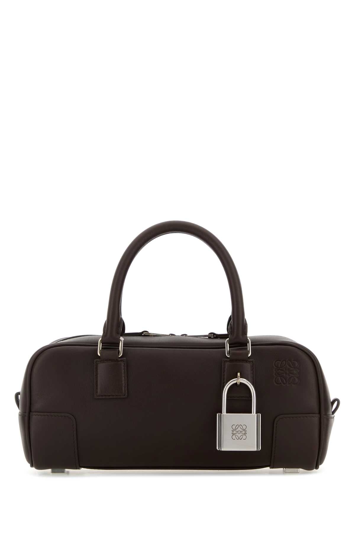 LOEWE AMAZONA 23 CROPPED BAG For Women Exterior: 100% Calf Lining: 100% Leather Finishing: Silver metal