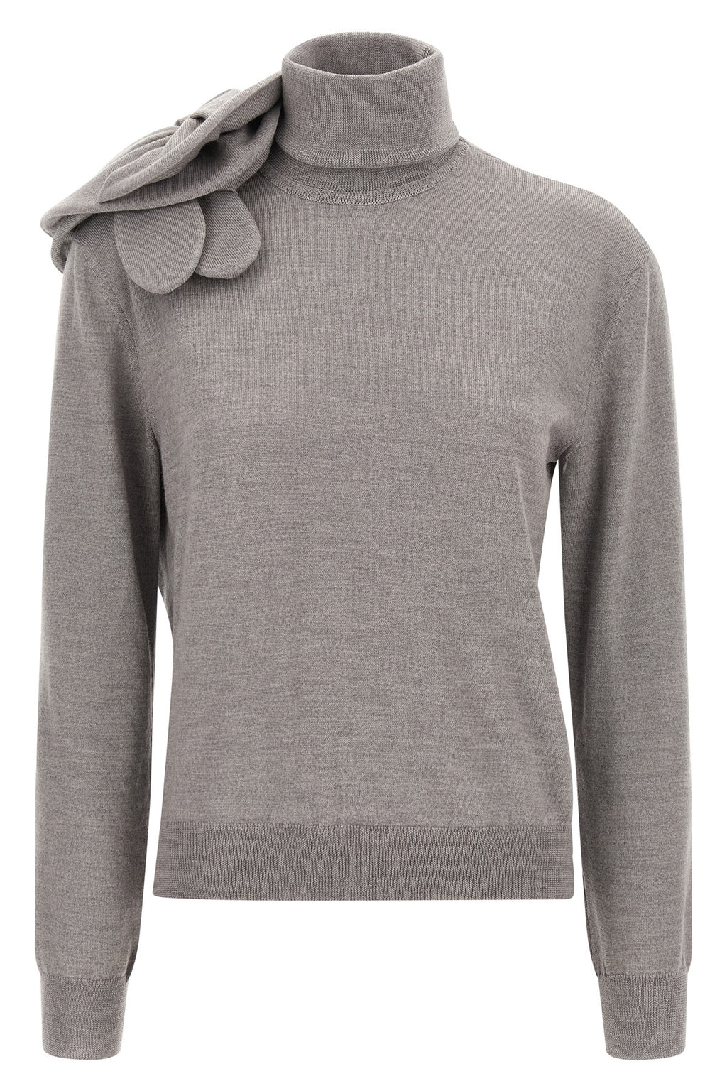 MOSCHINO 3D flower sweater For Women 100% virgin wool