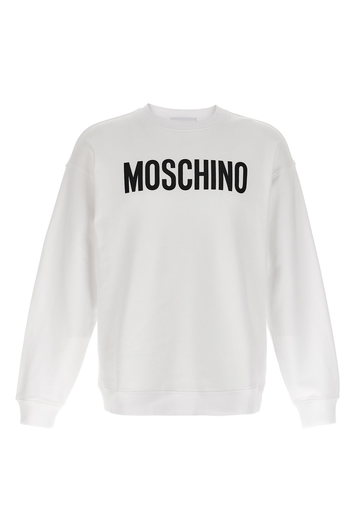 MOSCHINO Logo print sweatshirt For Men 100% cotton