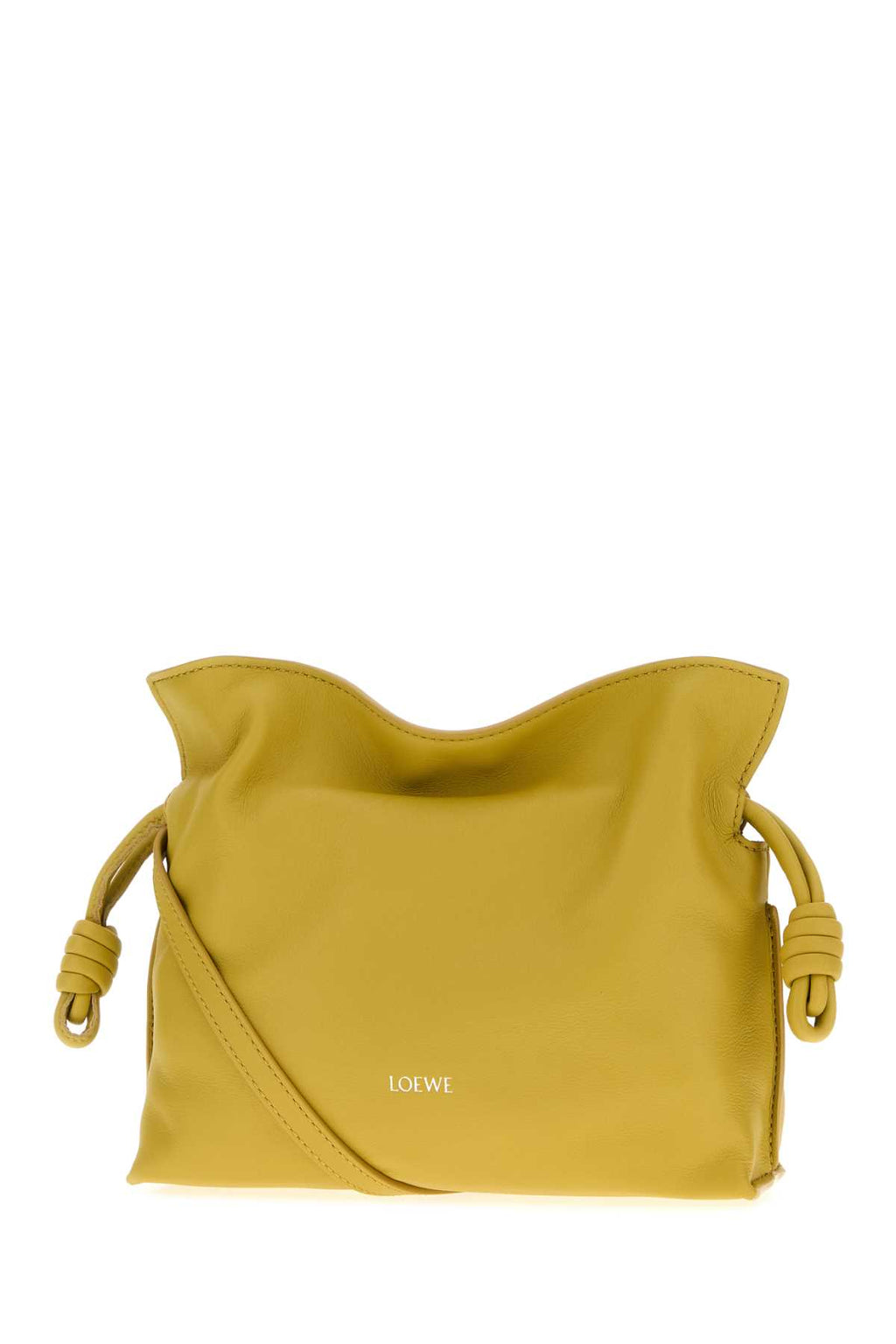 LOEWE FLAMENCO CLUTCH MINI For Women Exterior: 100% Calf Lining: 100% Suede Finishing: Golden metal