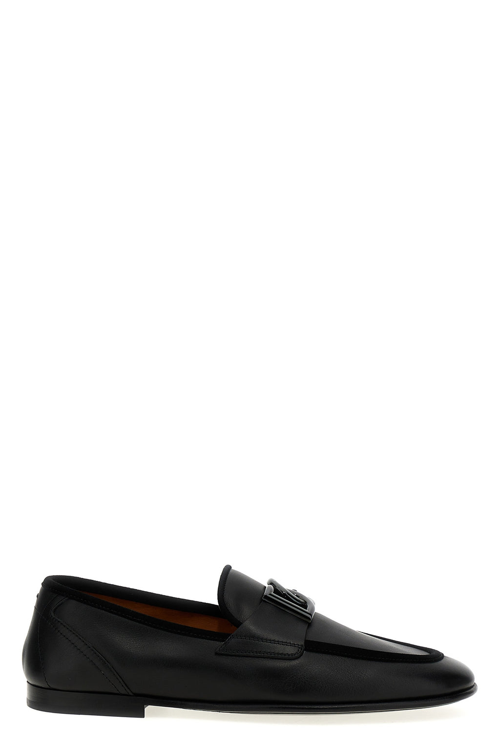 DOLCE & GABBANA Logo loafers For Men 100% calfskin leather (Bos Taurus)