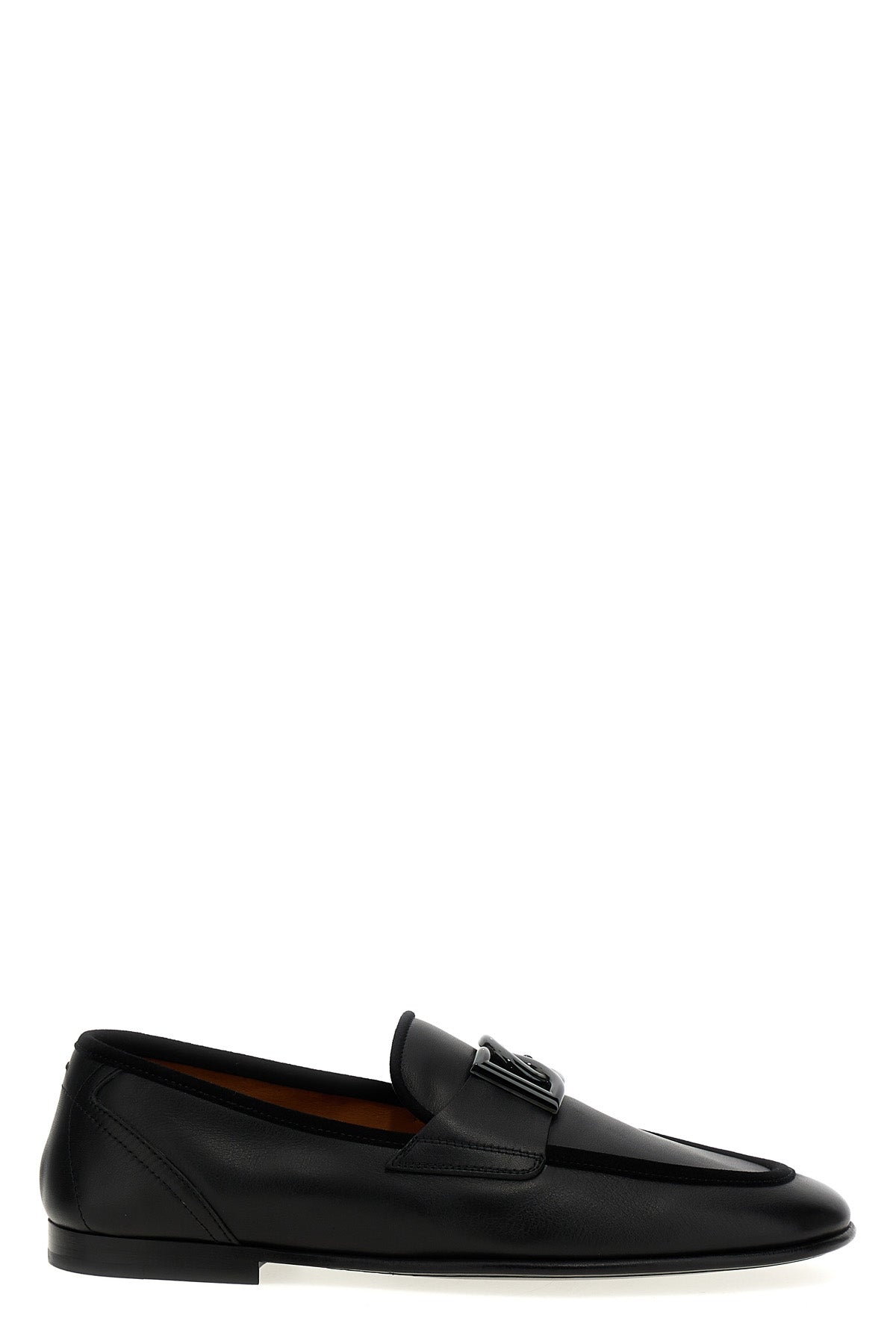 DOLCE & GABBANA Logo loafers For Men 100% calfskin leather (Bos Taurus)