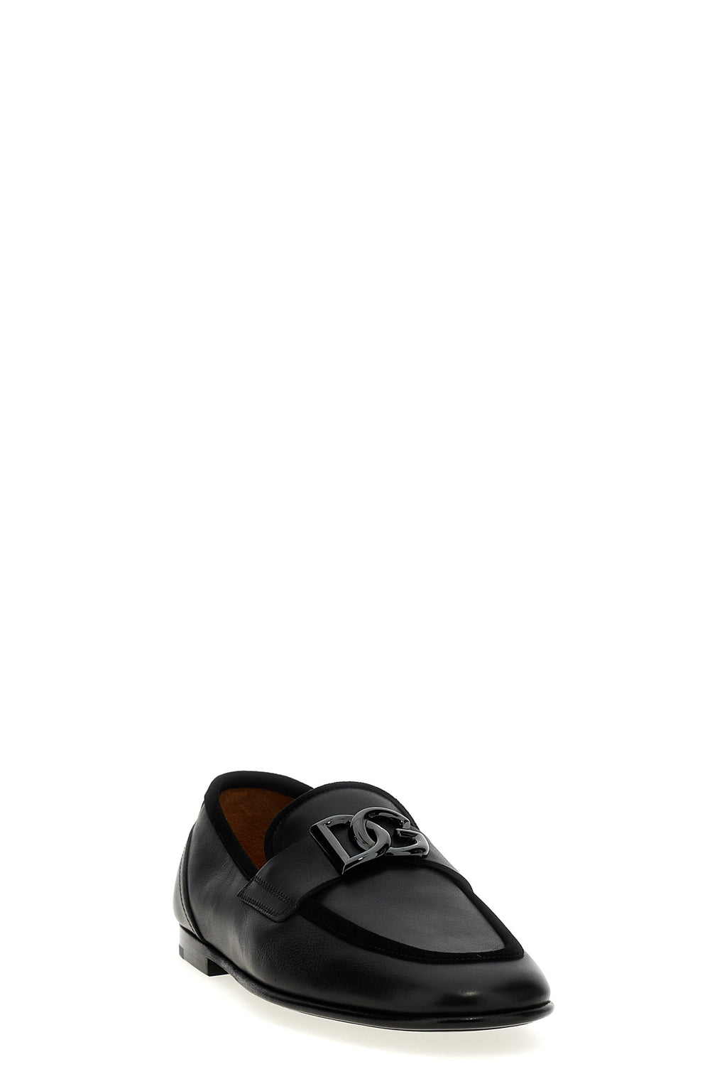 DOLCE & GABBANA Logo loafers For Men 100% calfskin leather (Bos Taurus)