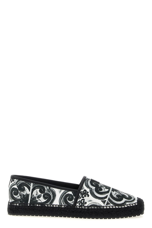 DOLCE & GABBANA 'Maiolica' espadrilles For Men 82% cotton, 18% elastane