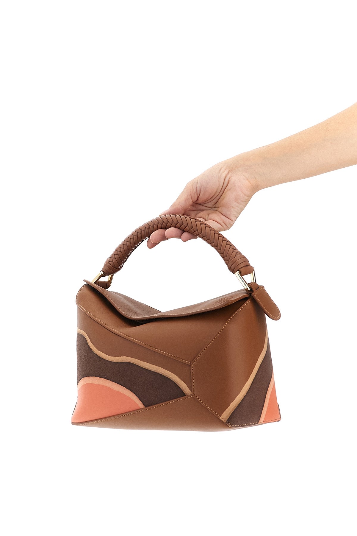 LOEWE 'Puzzle Edge' small handbag For Women 100% calfskin leather (Bos Taurus)