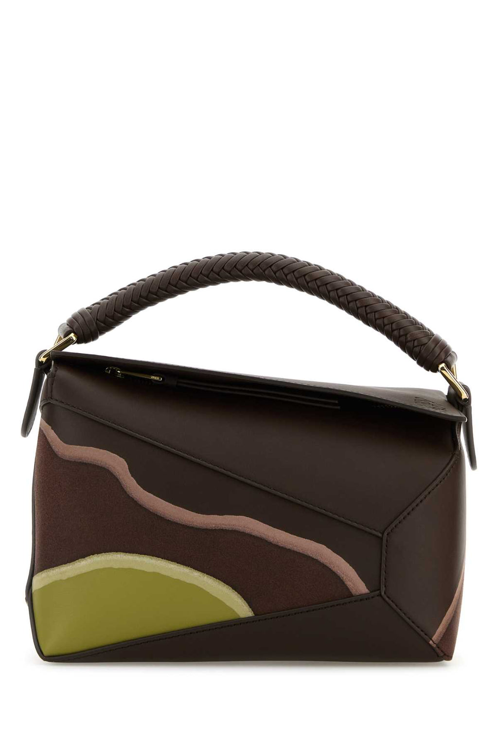 LOEWE PUZZLE EDGE S LANDSCAPE For Women Exterior: 100% Ovine leather Lining: 100% Fabric Finishing: Golden metal