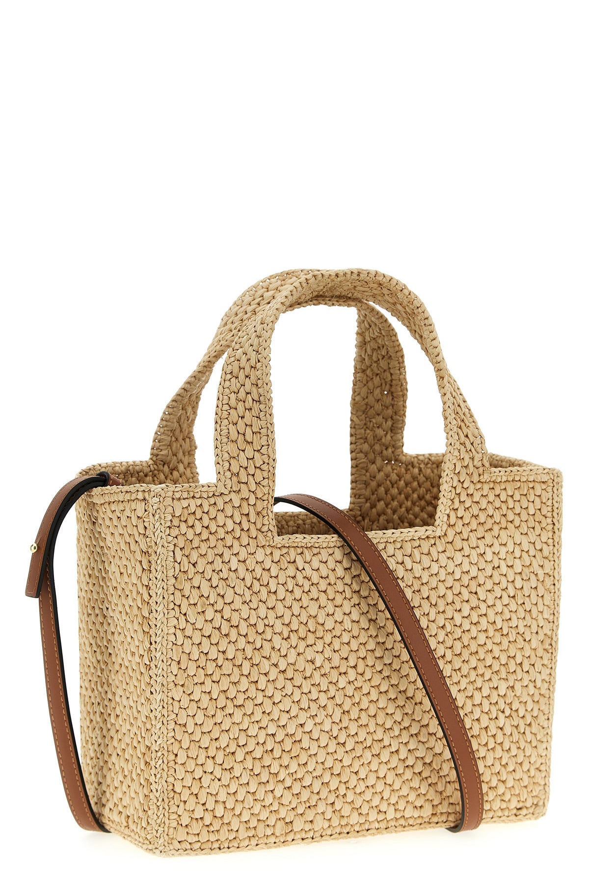 LOEWE Shopping 'Medium Loewe Font' capsule Paula's Ibiza For Women 100% RAFFIA