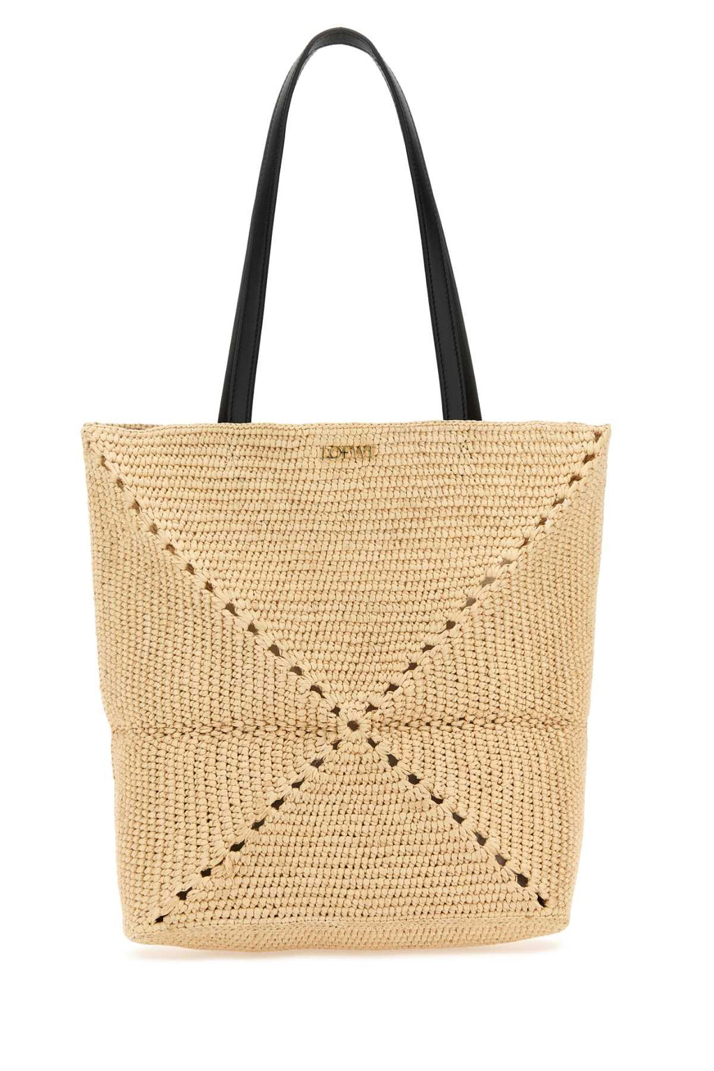 LOEWE PUZZLE FOLD TOTE MEDIUM For Women Exterior: 100% Raffia
