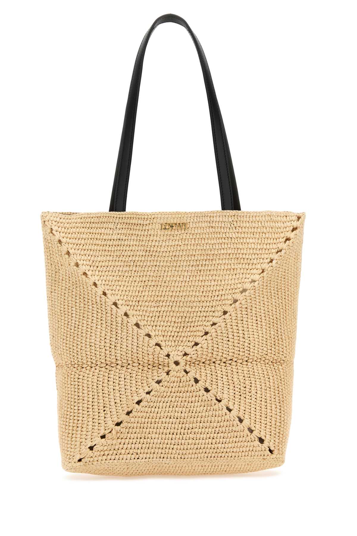 LOEWE PUZZLE FOLD TOTE MEDIUM For Women Exterior: 100% Raffia