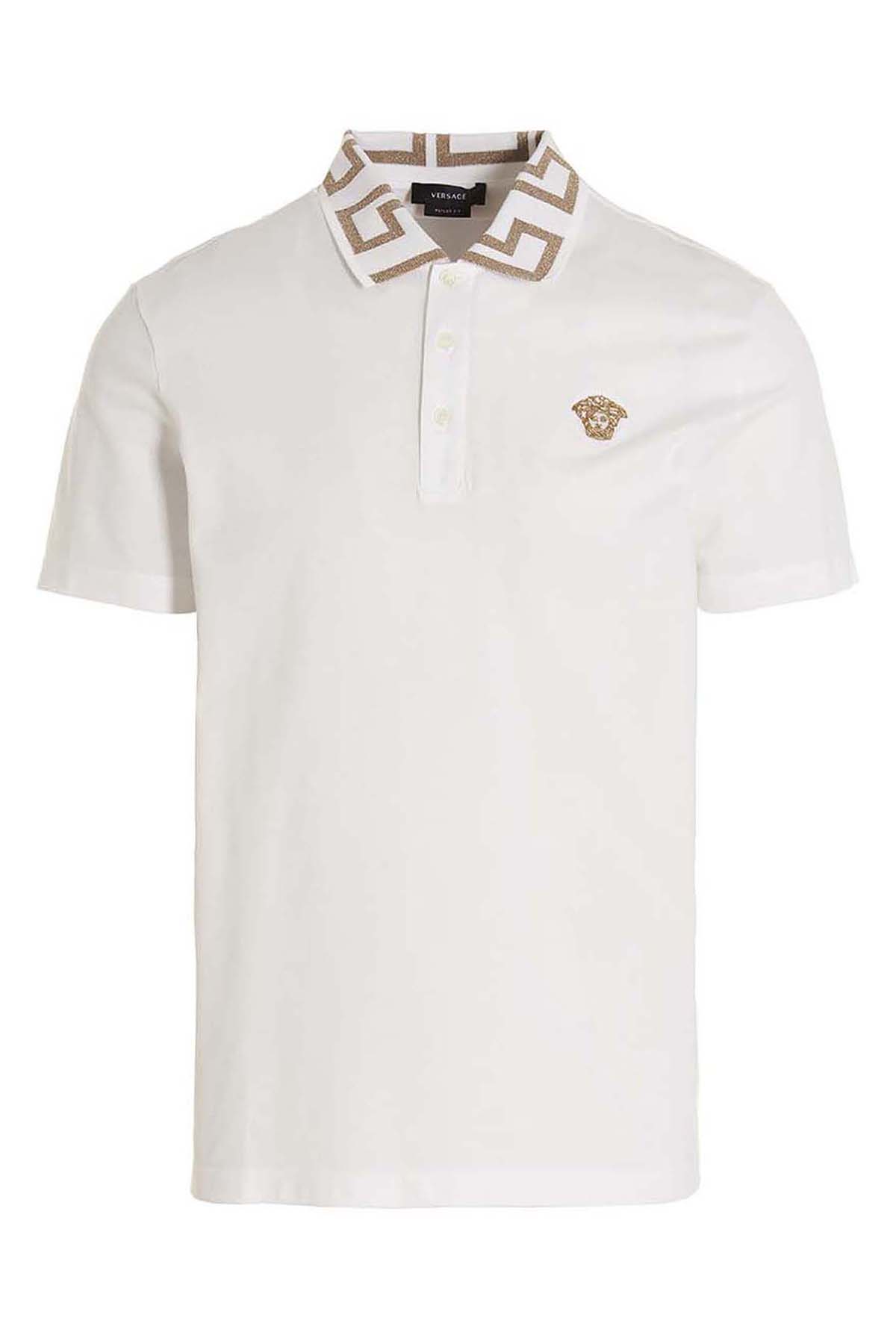 versace 'Greca' polo shirt