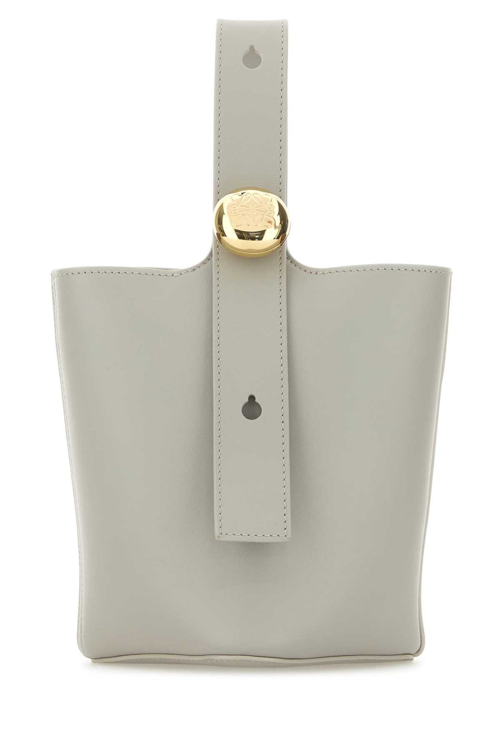 LOEWE PEBBLE BUCKET MINI For Women Exterior: 100% Calf Lining: 100% Suede Finishing: Gold metal