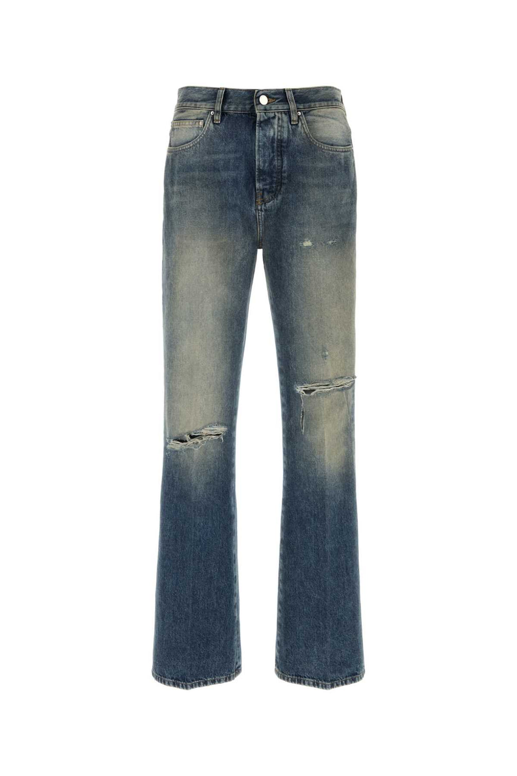 AMIRI SLASHED BOOT CUT JEAN For Men Exterior: 100% Cotton