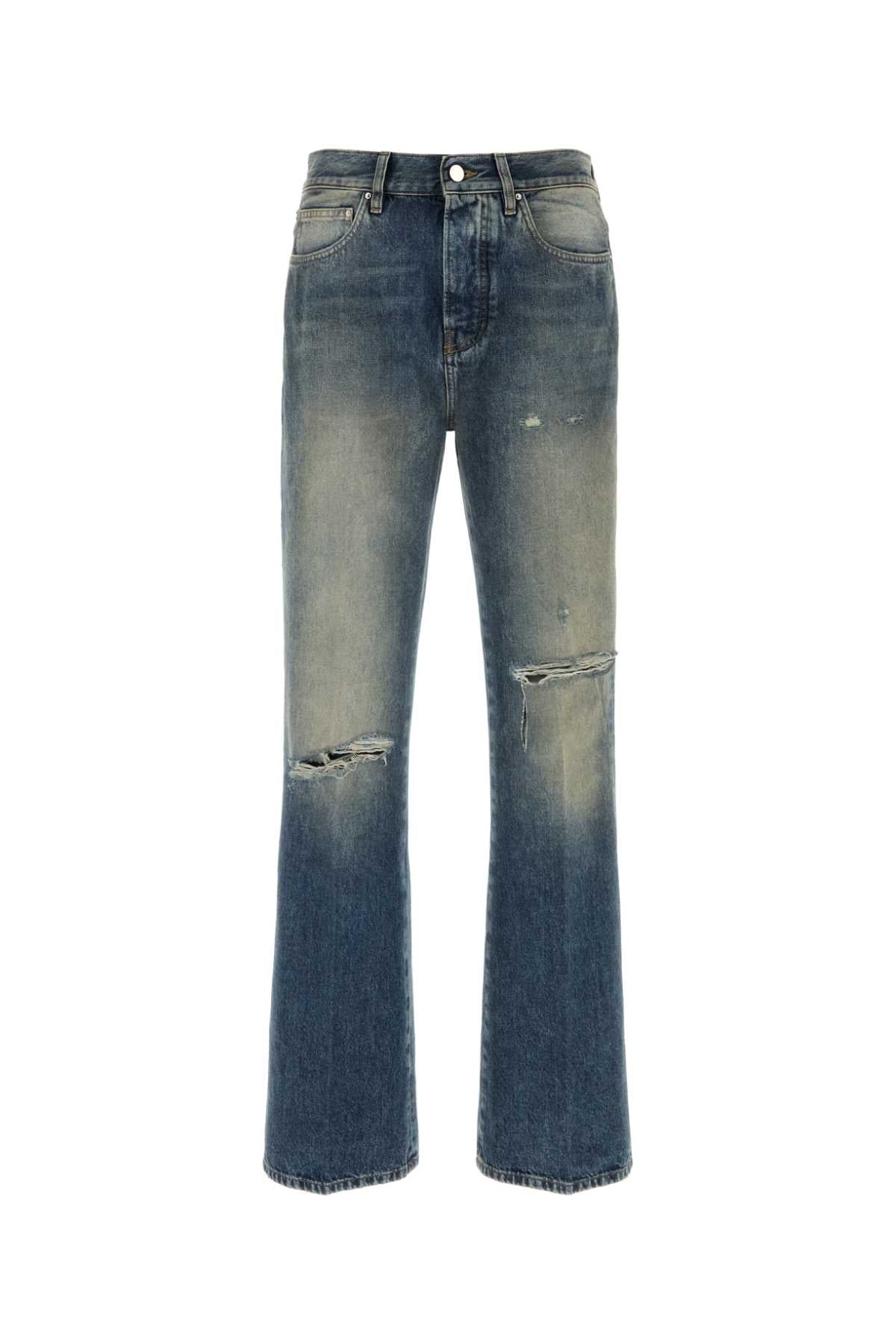AMIRI SLASHED BOOT CUT JEAN For Men Exterior: 100% Cotton