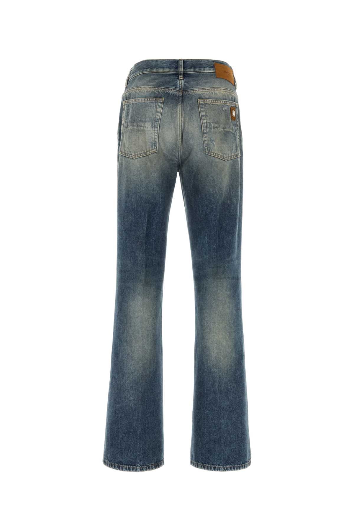AMIRI SLASHED BOOT CUT JEAN For Men Exterior: 100% Cotton