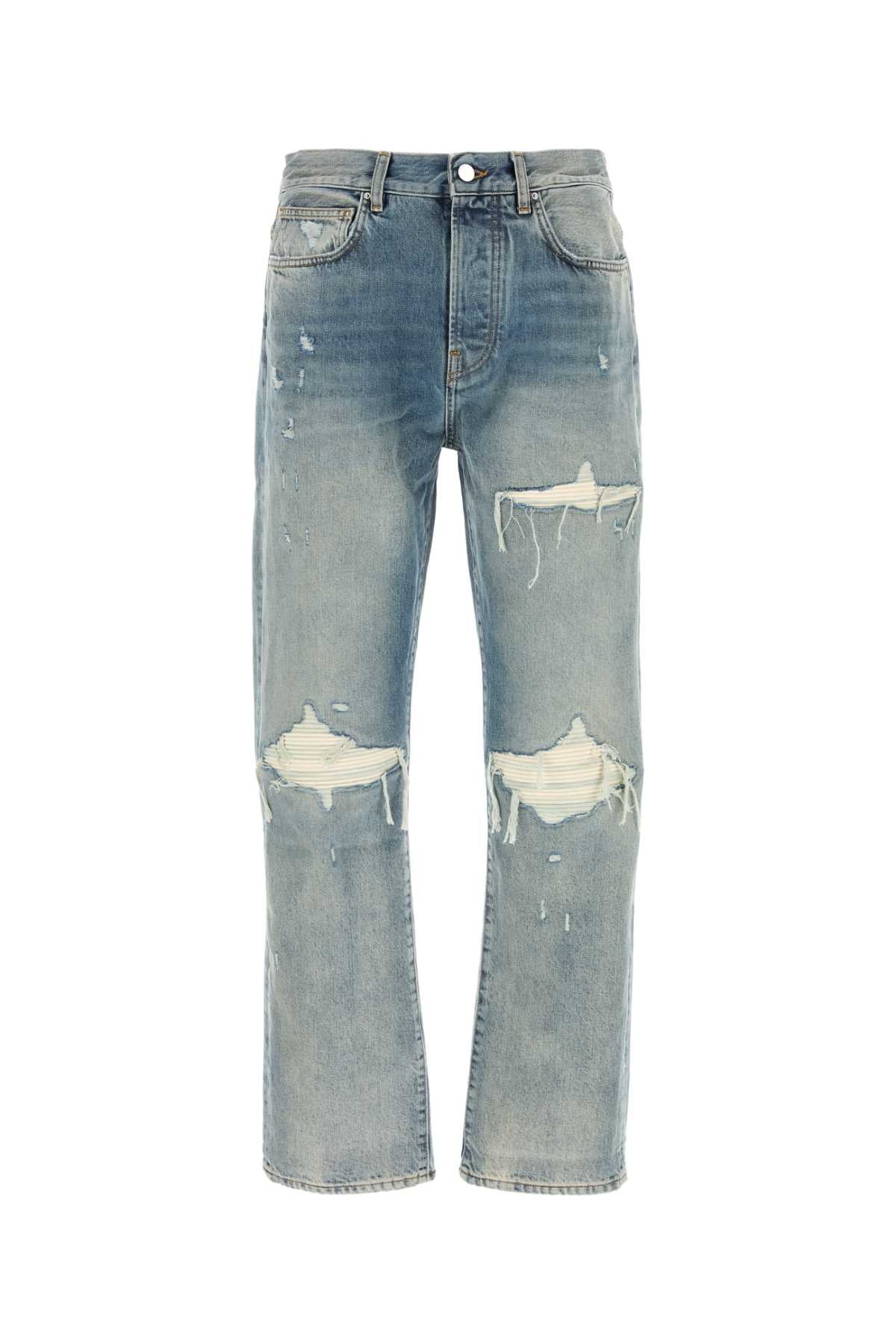 AMIRI SUEDE STRAIGHT MX1 JEAN For Men Exterior: 100% Cotton